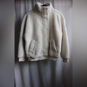 ALO Yoga Cream Teddy Jacket